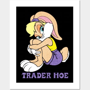 trader hoe rabbit Posters and Art